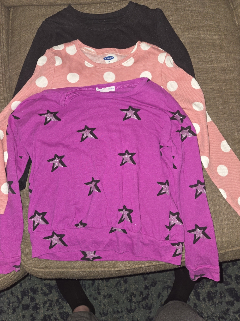 Old Navy Girls'  Long-Sleeve Top Bundle